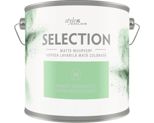Vopsea lavabilă mată styleCOLOR Selection Aurora Boreală Magică la găleată