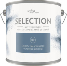 Galeata cu vopsea lavabila mata Style Color Selection nuanta Fjorden van Noorwegen