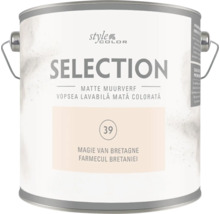 Găleată vopsea lavabilă mată Style Color Selection nuanța Magie van Bretagne cu mâner