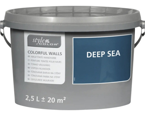 Vopsea lavabilă StyleColor Deep Sea 2,5 litri pentru 20 metri pătrați