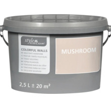 Găleată de plastic cu 2,5 litri vopsea lavabilă Style Color nuanța Mushroom pentru 20 metri pătrați