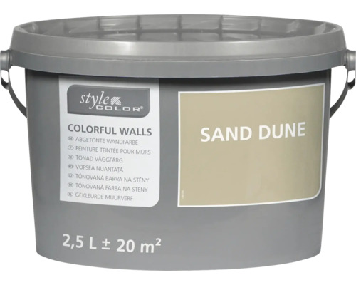 Găleată vopsea lavabilă StyleColor Colorful Walls nuanța Sand Dune pentru o suprafață de 20 metri pătrați. Găleată vopsea lavabilă StyleColor Colorful Walls nuanța Sand Dune pentru o suprafață de 20 metri pătrați.