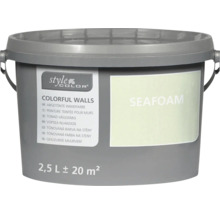 Vopsea lavabilă StyleColor Colorful Walls Seafoam găleată 2,5 litri pentru 20 metri pătrați