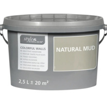 Vopsea lavabilă pentru pereți StyleColor Natural Mud 2,5 litri în găleată pentru 20 metri pătrați