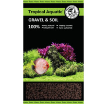 Pietriș și sol pentru acvariu Kronstil Tropical Aquatic cu substrat natural și rocă vulcanică