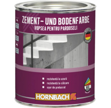 Vopsea pentru ciment și pardoseli în bidon cu logo Hornbach și sigiliul Made in Germany