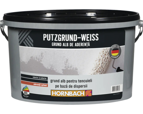 Galeata din plastic cu grund alb de aderenta pentru interior si exterior de la Hornbach