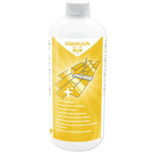 Soluție de curățare pentru suprafețe laminate Rakkuun în flacon de plastic pentru întreținerea podelelor laminate.