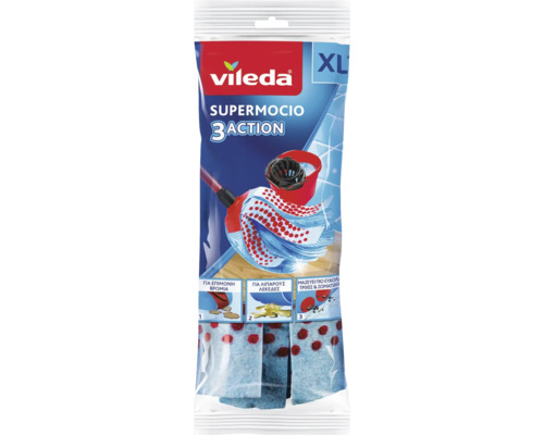Rezerva mop Vileda SuperMocio 3 Action dimensiune XL