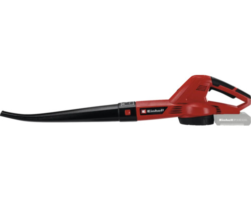 Suflantă pentru frunze cu acumulator Einhell cu tub de suflare și logo Einhell
