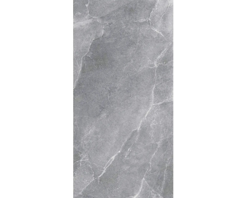 Placa ceramica pentru perete sau pardoseala cu aspect de piatra si model fin in format dreptunghiular