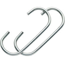 Două cârlige in forma de S din metal pentru diverse posibilități de fixare