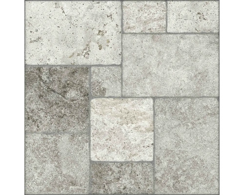 Placă ceramică cu aspect de piatră în montaj roman cu suprafață texturată pentru perete și pardoseală