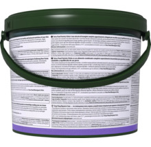 Găletușă cu hrană Tetra Pond Variety Sticks pentru pești de iaz, cu informații despre produs și ingrediente în mai multe limbi.
