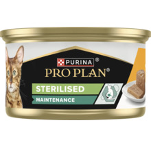 Hrană umedă pentru pisici Purina Pro Plan Sterilised la conservă