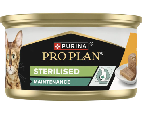 Hrană umedă pentru pisici Purina Pro Plan Sterilised la conservă