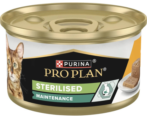 Hrană umedă pentru pisici Purina Pro Plan Sterilised la conservă
