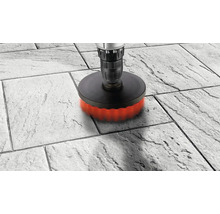 Accesoriu pentru bormasina cu perie de curatare rotativa pentru curatarea pavajelor si a placilor de terasa