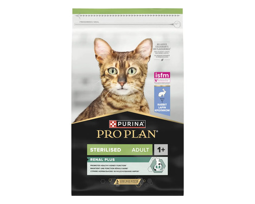 Hrana uscată pentru pisici Purina Pro Plan Sterilised Adult Renal Plus cu iepure pentru pisici adulte de la un an