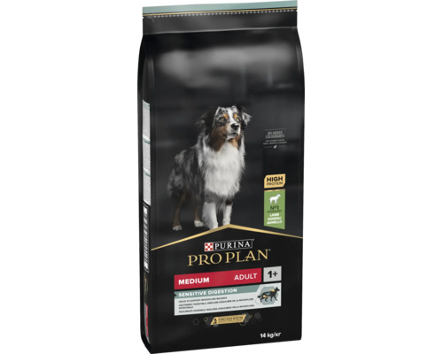 Hrană pentru câini Purina Pro Plan Adult Medium Sensitive Digestion cu miel 14 kilograme