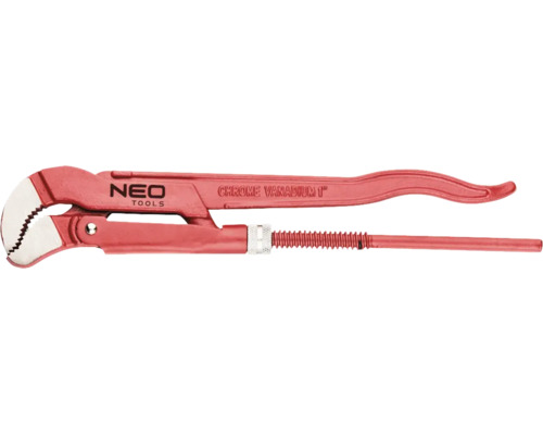 Cheie pentru țevi Neo Tools din oțel crom vanadiu cu capacitate de 1 inch