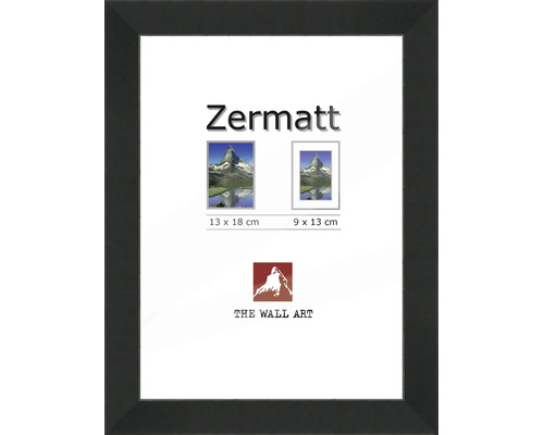 Rama foto Zermatt pentru fotografii cu dimensiunile 13 pe 18 centimetri si 9 pe 13 centimetri cu logo The Wall Art