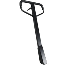 Tijă pentru transpalet din metal cu mâner ergonomic și manetă de operare.