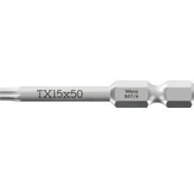 Bit Torx Wera TX15 cu lungimea de 50 milimetri pentru masini de insurubat