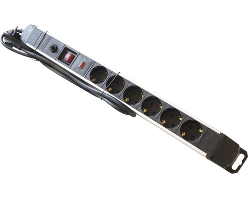 Bloc de prize cu șase prize și întrerupător