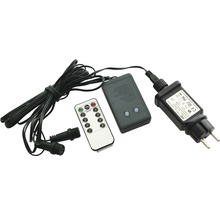 Ghirlandă luminoasă cu telecomandă, unitate de control și ștecher