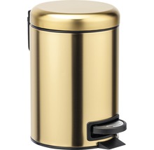 Coș de gunoi Wenko cu pedală 3 litri auriu mat-thumb-0