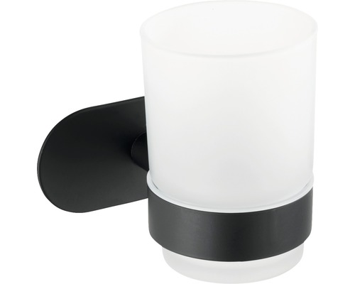 Suport de perete pentru pahar de periuțe de dinți cu sticlă