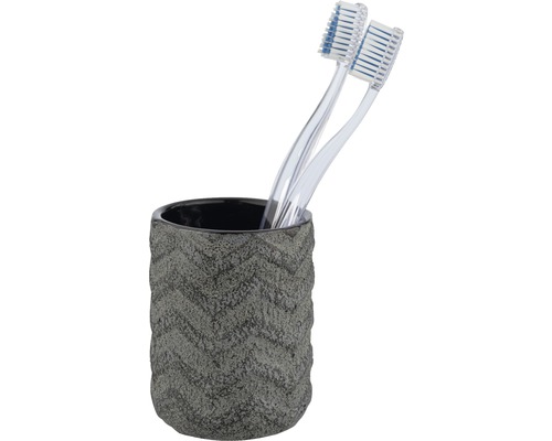 Pahar pentru periuțe de dinți cu două periuțe de dinți