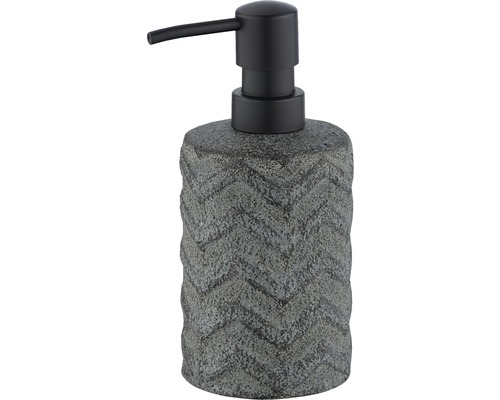 Dozator de săpun din piatră cu model în zigzag
