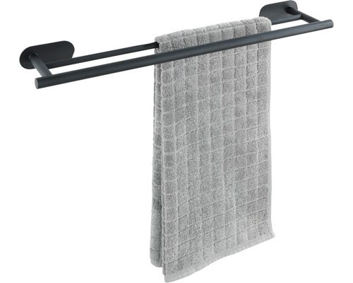 Suport dublu pentru prosoape cu prosop