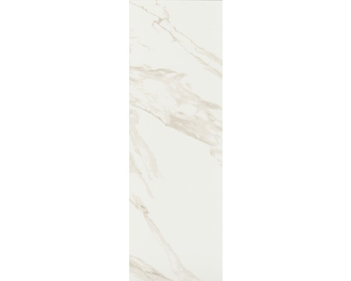 Faianță baie / bucătărie Calacatta Cream rectificată 30x90 cm Placă de marmură cu granulație