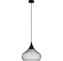 Lampa suspendată cu abajur din sârmă neagră