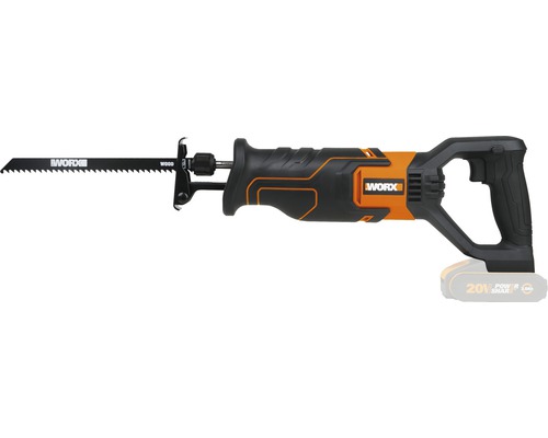 Fierăstrău electric cu acumulator Worx cu lamă de ferăstrău