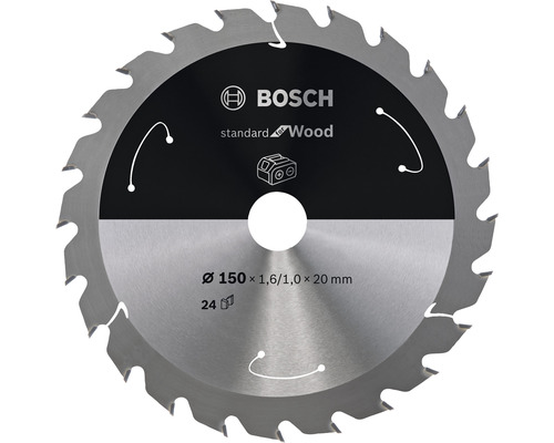 Disc fierăstrău circular Bosch Zubehör Standard for Wood Ø150x1,6/1x20 mm 24 dinți