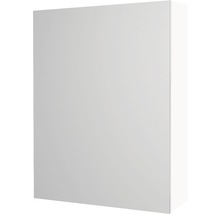 Dulap baie cu oglindă Savini Due Crea, PAL/sticlă lustruită, 43x57 cm alb-thumb-0