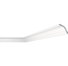 Piesă de colț a unei cornișe decorative albe