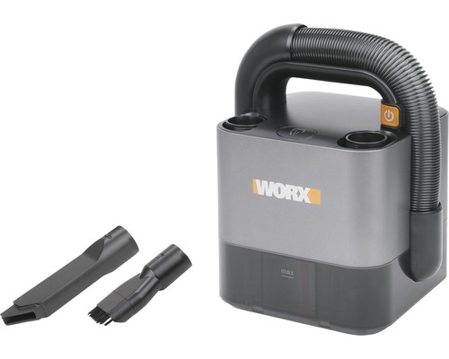 Aspirator portabil fără acumulator Worx WX030.9 20V 0,21L, vacuum max. 10 kPa Aspirator portabil fără fir Worx cu duze