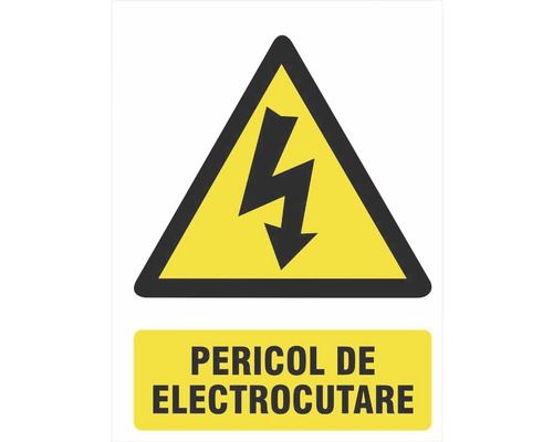 Indicator avertizare „Pericol de electrocutare”