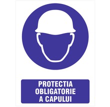 Indicator avertizare „Protecția obligatorie a capului”-thumb-0