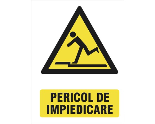 Indicator avertizare „Pericol de împiedicare” (trepte / scări)