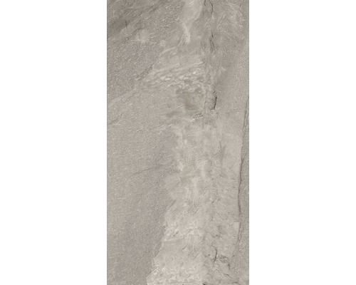 Gresie de podea gri cu aspect de piatră