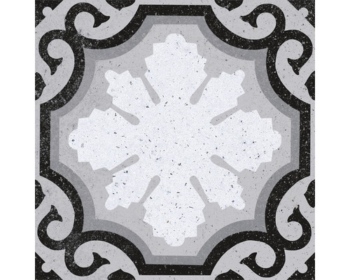 Placă decorativă de podea cu model ornamental