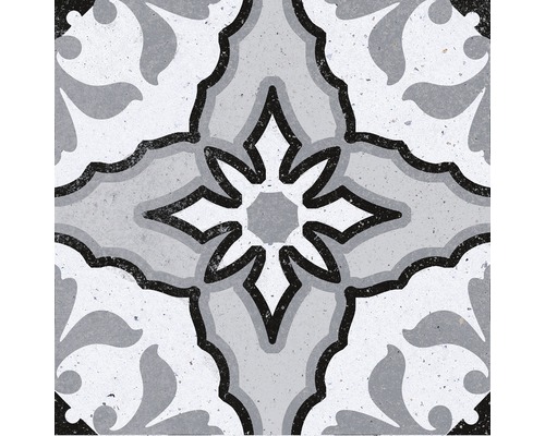 Placă decorativă de pardoseală cu model