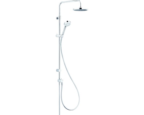 Sistem de duș Kludi Logo cu diverter duș fix Ø20 cm pară duș 1 funcție crom
