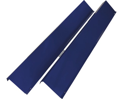 Două colțare metalice pentru jgheaburi